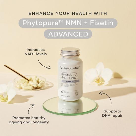 Phytoceutics Phytopure NMN + Fisetin Advanced Capsules 60 Capsules