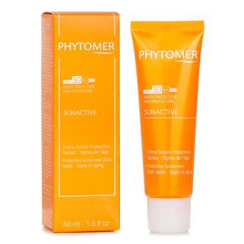 Phytomer Sun Active Protective Sunscreen SPF 30 Dark Spots Signs Of Ageing 50ml