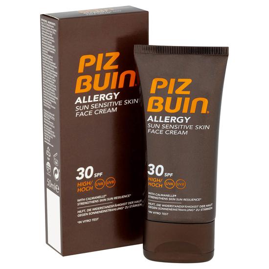 Piz Buin Allergy Sun Sensitive Skin Face Cream High SPF30 50ml