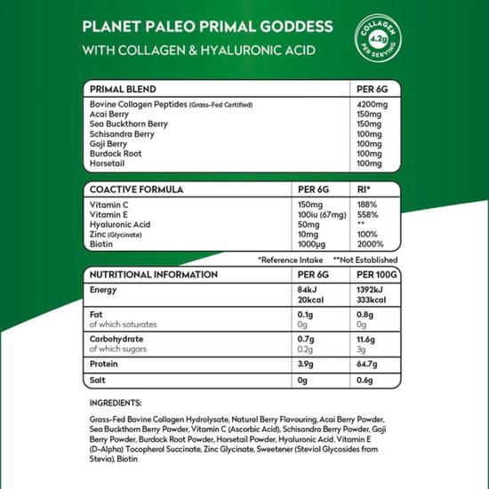 Planet Paleo Primal Goddess 210g