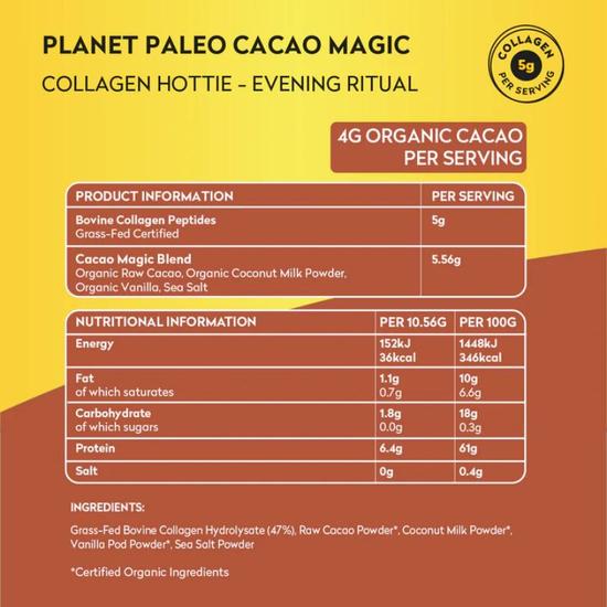 Planet Paleo Pure Collagen Cacao Magic 264g