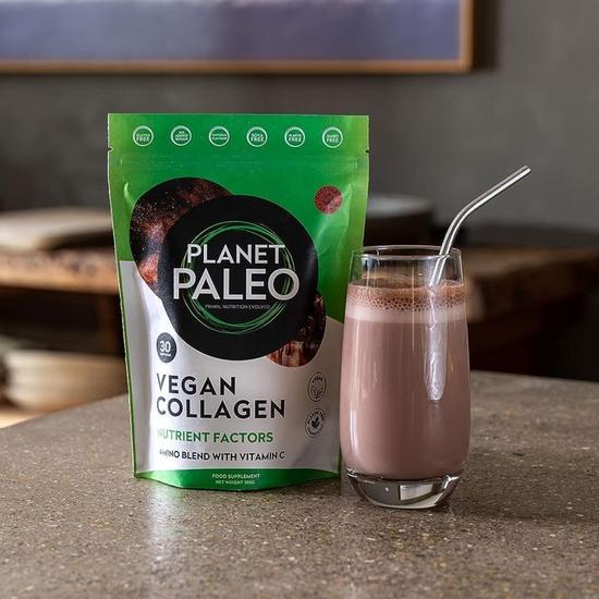 Planet Paleo Vegan Collagen Factors Chocolate Powder 255g