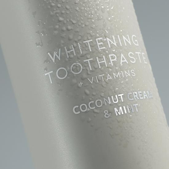 Polished London Prebiotic Whitening Toothpaste Coconut Cream + Vanilla Swirl Duo Pack