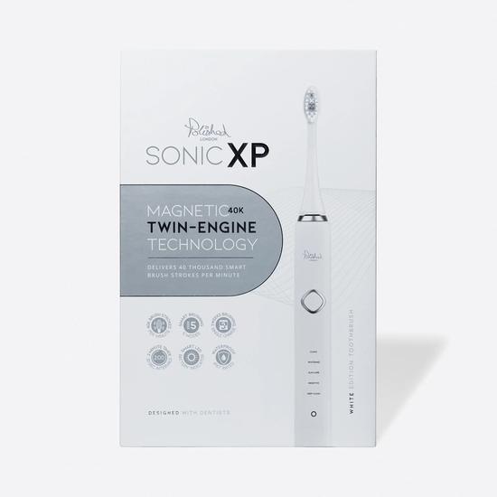 Polished London Sonic XP Toothbrush & Replacement Toothbrush Heads Bundle White