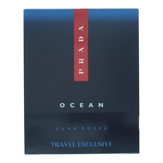 Prada Luna Rossa Ocean Eau De Toilette 100ml + Eau De Toilette 10ml Gift Set 100ml