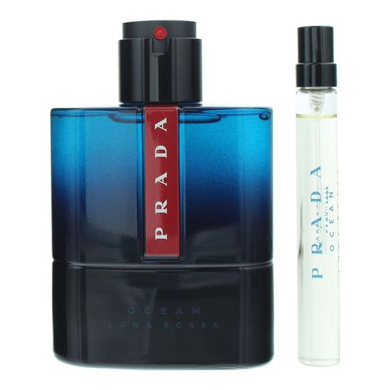 Prada Luna Rossa Ocean Eau De Toilette 100ml + Eau De Toilette 10ml Gift Set 100ml