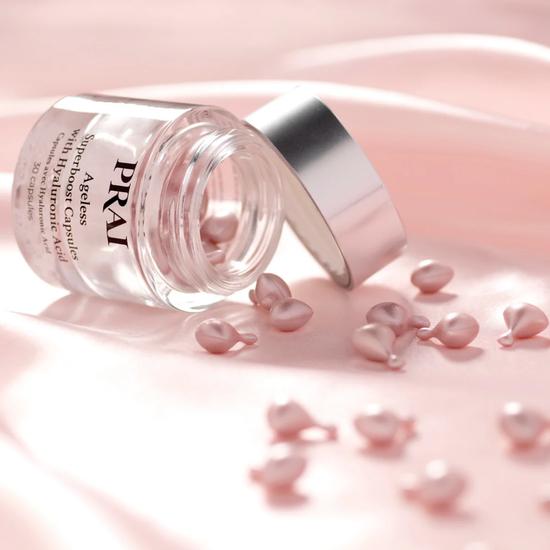 PRAI Ageless Hyaluronic Capsules For Face & Neck