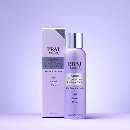 PRAI Ageless Triple Action Radiance Tonic For Face & Neck 160ml