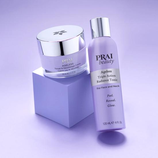 PRAI Ageless Triple Action Radiance Tonic For Face & Neck 160ml