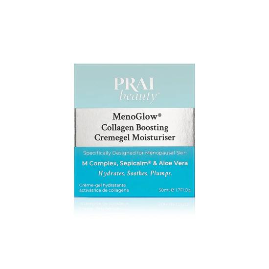 PRAI MenoGlow Collagen Boosting Creme Gel Moisturiser 50ml