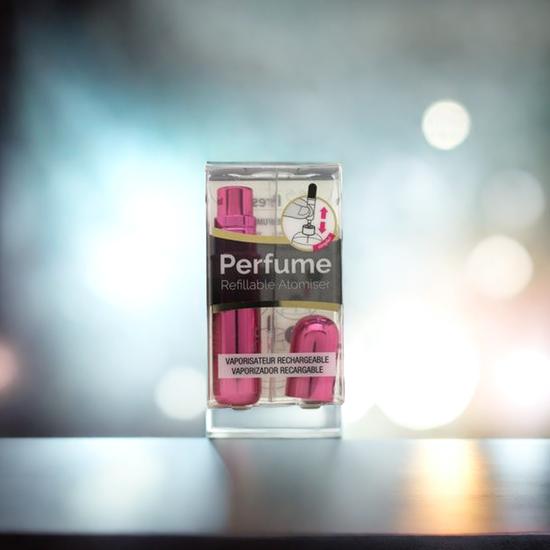 Pressit Refillable Perfume Bottle Hot Pink