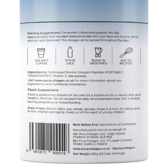 Pura Collagen Flex+ Advanced Collagen PLUS Formula 120g