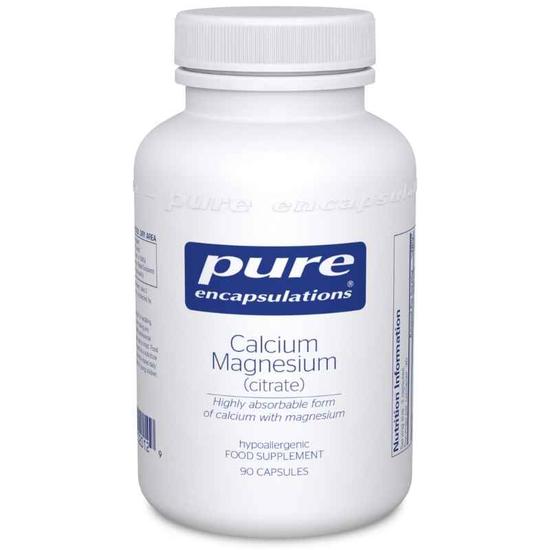 Pure Encapsulations Calcium Magnesium Citrate Capsules 90 Capsules