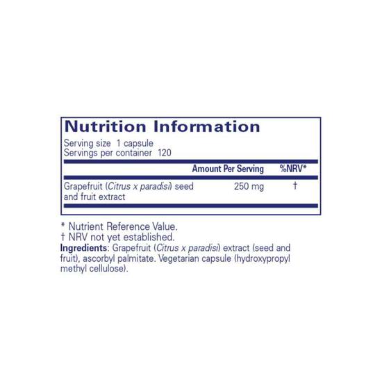 Pure Encapsulations Grapefruit Seed Extract Capsules 120 Capsules