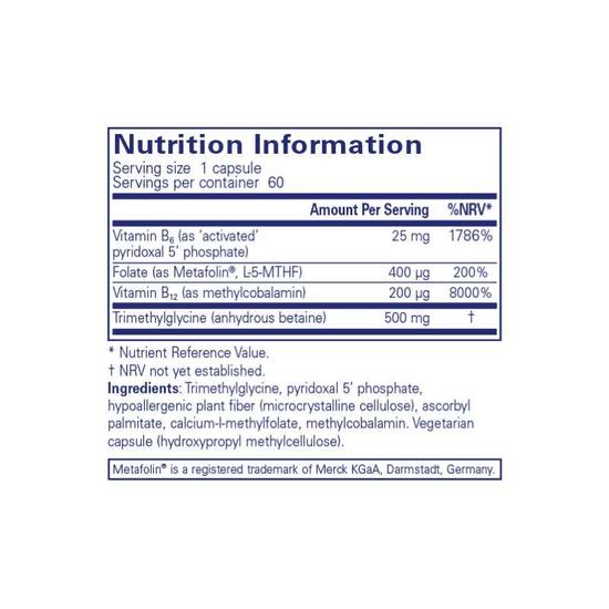Pure Encapsulations Homocysteine Factors Capsules 180 Capsules