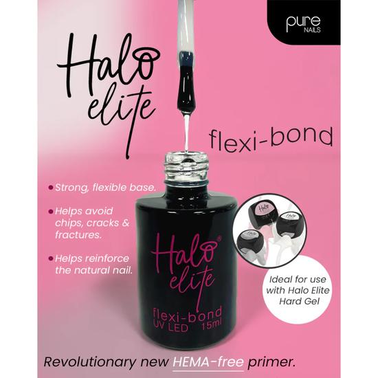 Pure Nails Halo Elite Hard Gel UV Flexi-Bond 15ml