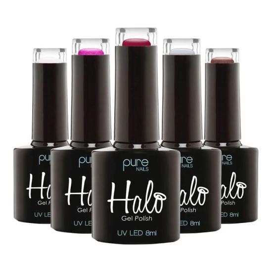 Pure Nails Halo Gel Polish Top Coat Non Wipe Hema Free 8ml