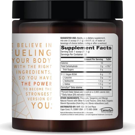 Pure Power BCAA Beta Alanine Tropical Punch 333g