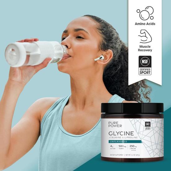Pure Power Glycine Taurine & L-Proline Unflavored 150g