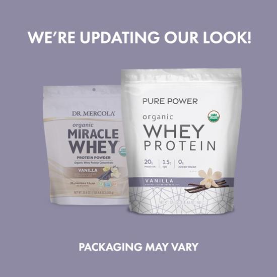 Pure Power Organic Whey Protein Vanilla 570g