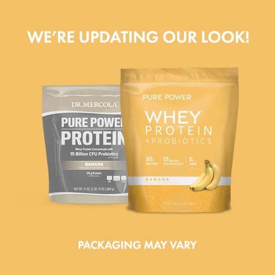 Pure Power Whey Protein Probiotics Banana 880g
