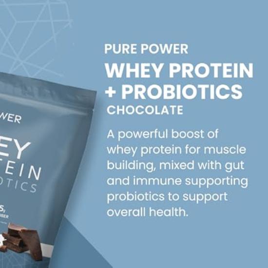Pure Power Whey Protein Probiotics Chocolate 880g