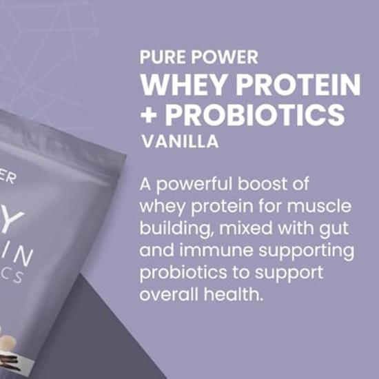 Pure Power Whey Protein Probiotics Vanilla 880g