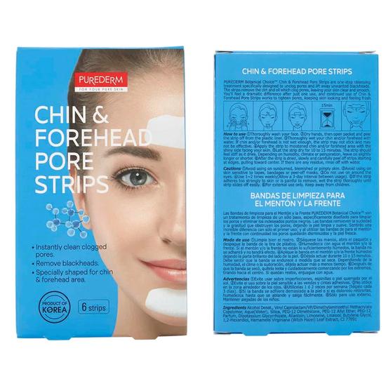 Purederm Chin & Forehead Pore 6 Strips