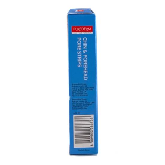 Purederm Chin & Forehead Pore 6 Strips