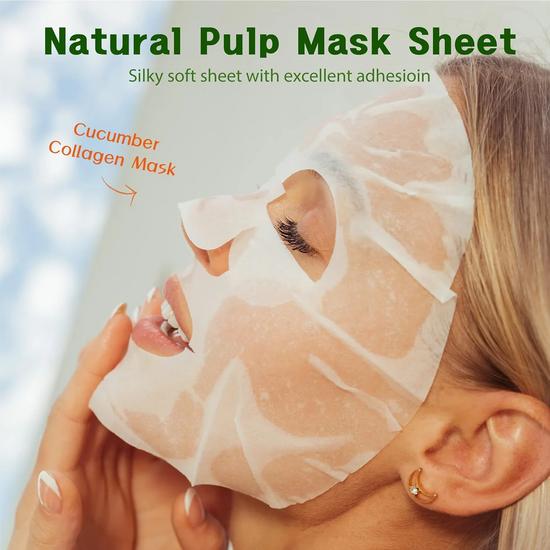 Purederm Cucumber Collagen Mask Cucumber