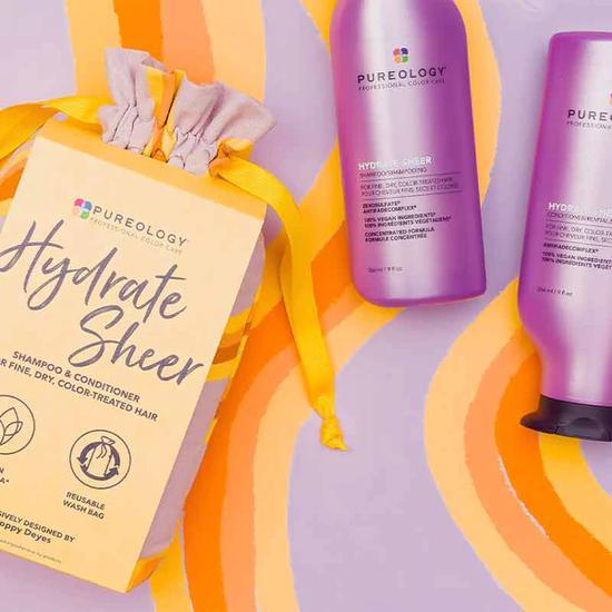 Pureology Hydrate Sheer Shampoo & Conditioner Duo Set 2 x 266ml