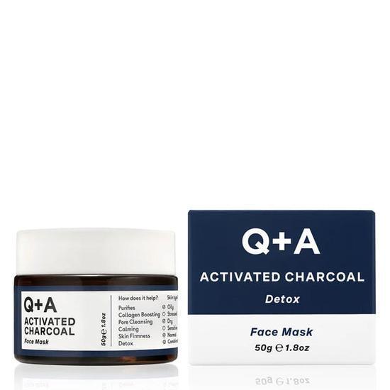 Q+A Activated Charcoal Face Mask 50g