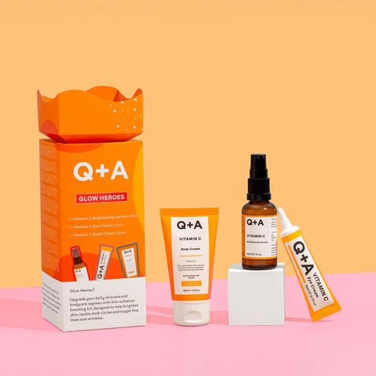 Q+A Glow Heroes Skin Care Gift Set