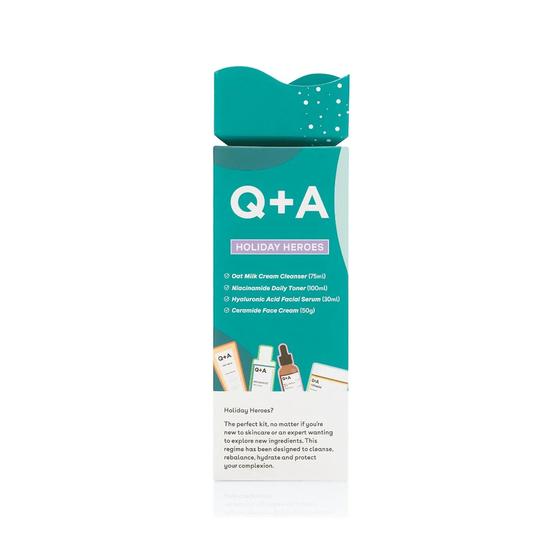 Q+A Holiday Heroes Skin Care Gift Set