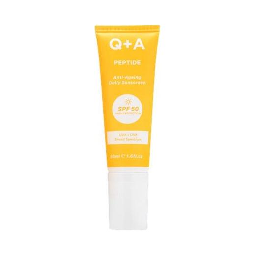 Q+A Peptide SPF 50 Anti-Ageing Facial Sunscreen