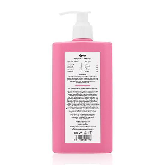 Q+A Vitamin A.C.E Cleansing Shower Oil 250ml