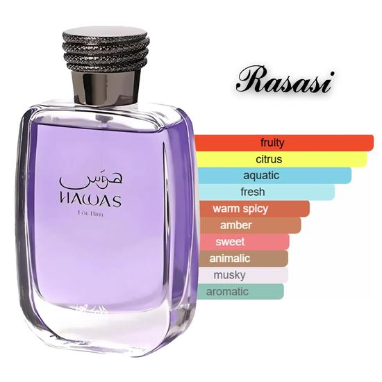 Rasasi Hawas Eau De Parfum By Rasasi 100ml
