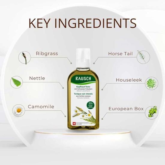 Rausch Swiss Herbal Hair Tonic For Healthy Hair 200ml