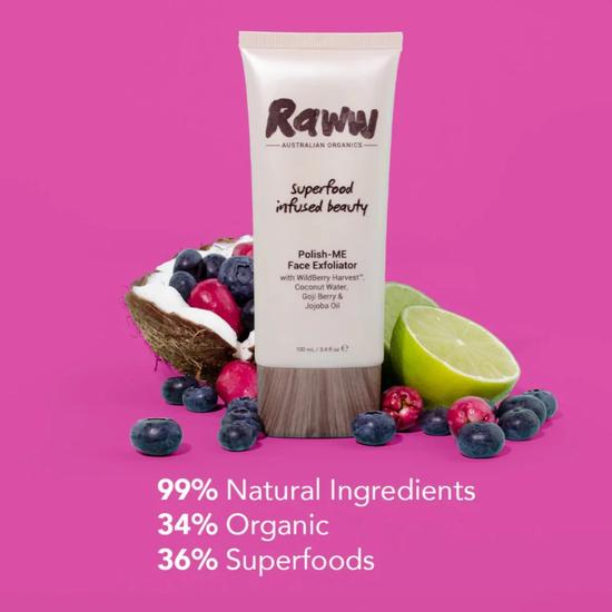 RAWW Cosmetics Raww Polish-Me Face Exfoliator 100ml