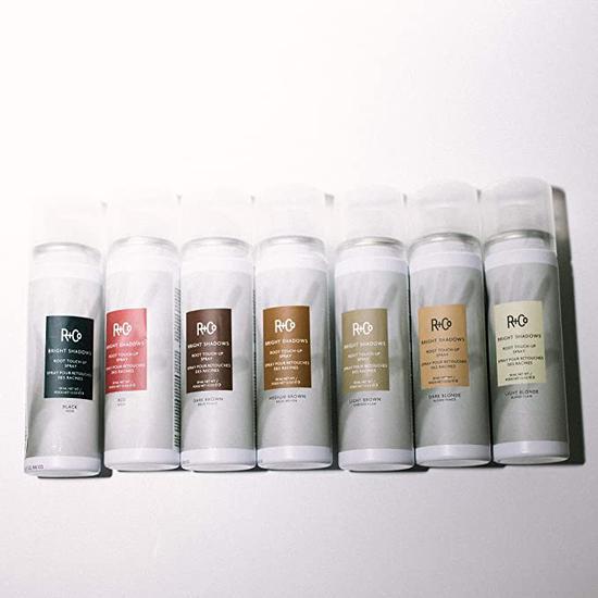 R+Co Bright Shadows Root Touch-Up Spray Light Brown