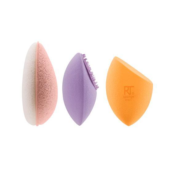 Real Techniques Glow Radiance Complexion Kit Cleanse + Prep + Blend
