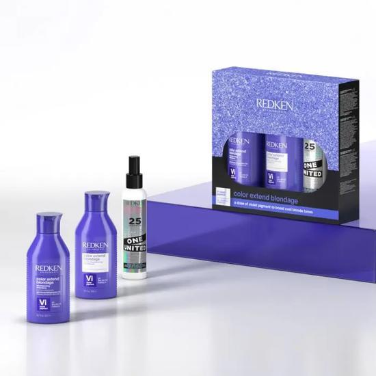 Redken Colour Extend Blondage Gift Set Shampoo + Conditioner + All in One Treatment