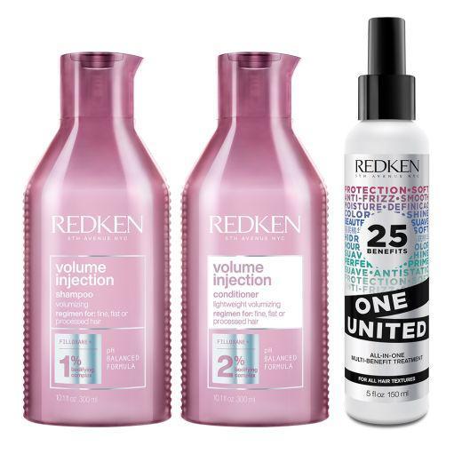 Redken Volume Injection Gift Set Shampoo + Conditioner + All in One Treatment