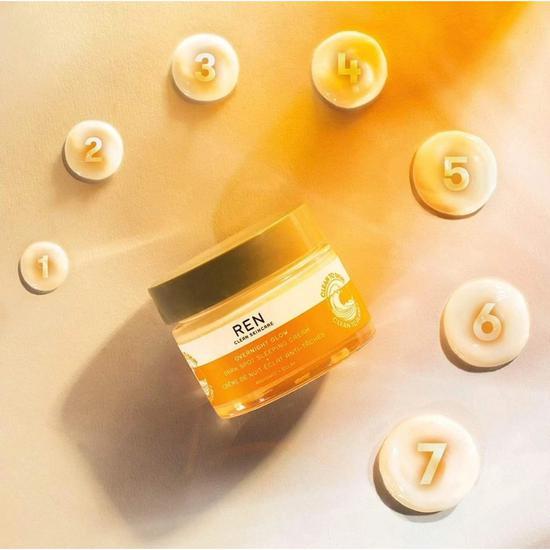 REN Overnight Glow Dark Spot Sleeping Cream 50ml