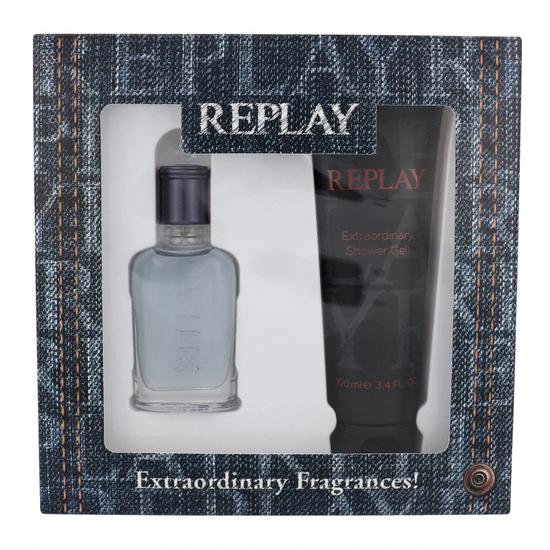Replay Jeans Original Gift Set 20ml Eau De Toilette Spray + 100ml Shower Gel