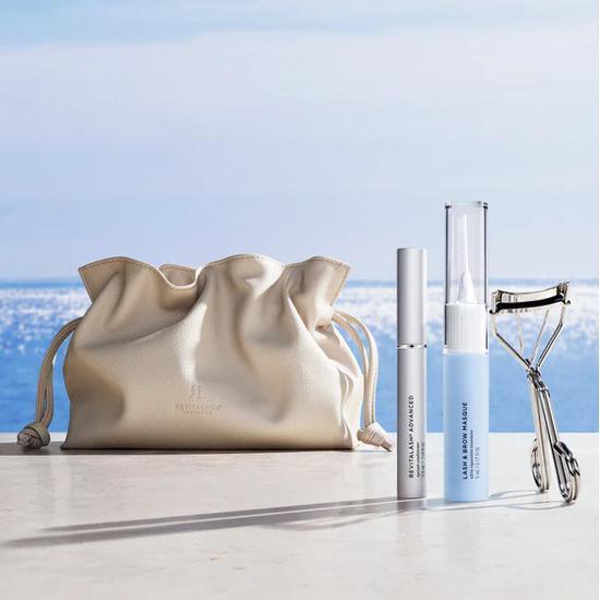 RevitaLash Au Naturale Collection For Lashes RevitaLash + Lash & Brow Masque + Eyelash Curler + Bag