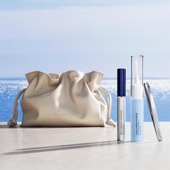 RevitaLash Revitabrow Au Naturale Collection For Brows RevitaBrow + Lash & Brow Masque + Tweezers + Bag