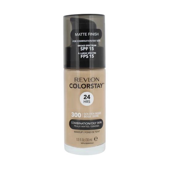 Revlon ColourStay Matte Foundation 300 Golden Beige Twin Pack 30ml