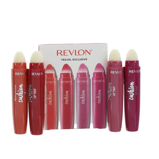 Revlon Kiss Cushion Lipstick Tints Set 4 x 4.4ml