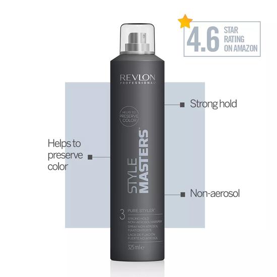 Revlon Style Masters Pure Styler 3 Strong Hold Hairspray 325ml